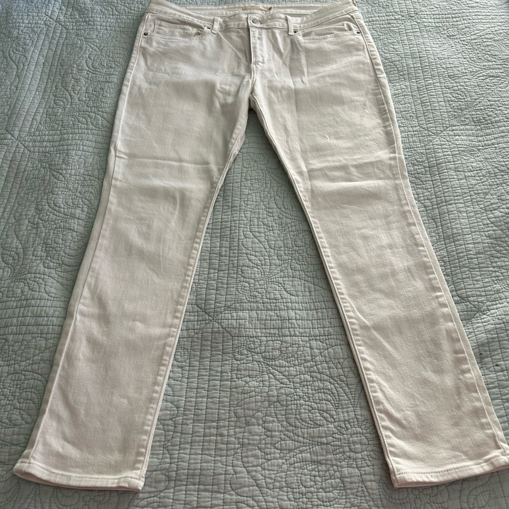 Women’s Levi’s 711 skinny jeans white size 32